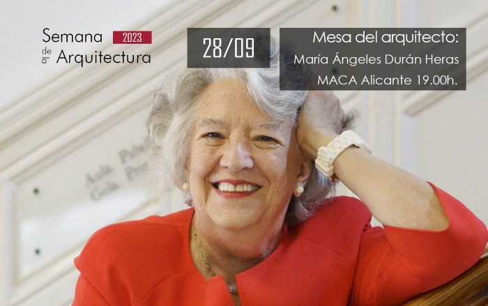 Conferencia de María Ángeles Durán Heras “Los sujetos de la ciudad”. Mesa del Arquitecto [MACA]